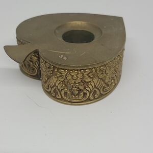 Vintage Brass spade candle holder